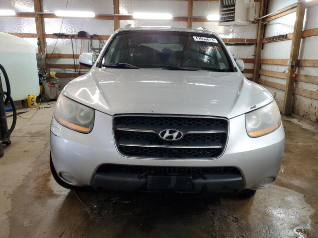 5NMSH13E68H220320 - 2008 HYUNDAI SANTA FE SE SILVER photo 5