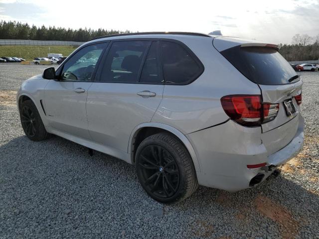 5UXKR0C34H0V79055 - 2017 BMW X5 XDRIVE35I SILVER photo 2