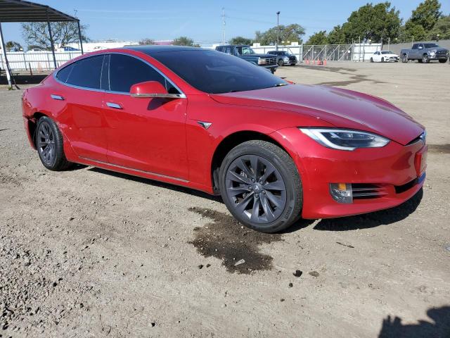 5YJSA1E27JF247993 - 2018 TESLA MODEL S 红色 照片 4
