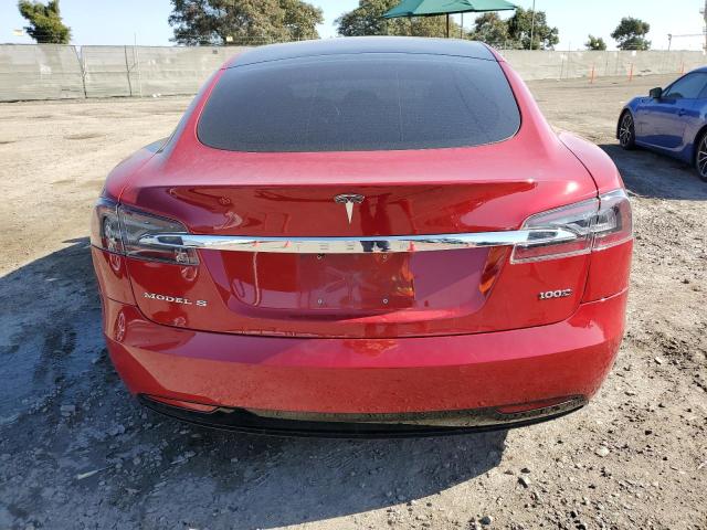 5YJSA1E27JF247993 - 2018 TESLA MODEL S 红色 照片 6
