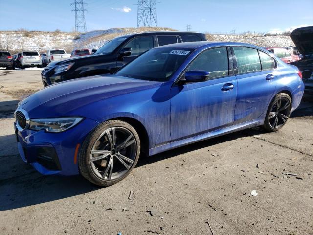 3MW5R7J06L8B28804 - 2020 BMW 330XI BLUE photo 1