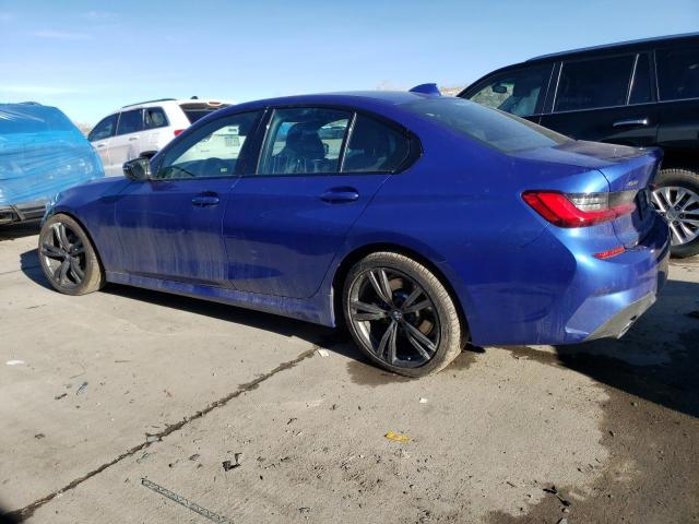 3MW5R7J06L8B28804 - 2020 BMW 330XI BLUE photo 2