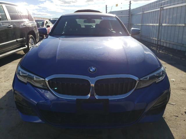 3MW5R7J06L8B28804 - 2020 BMW 330XI BLUE photo 5