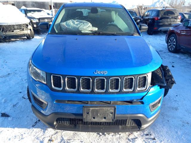 3C4NJDAB4KT682848 - 2019 JEEP COMPASS SPORT BLUE photo 5