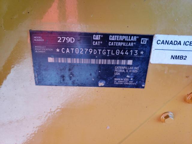 CAT0279DTGTL04413 - 2018 CATERPILLAR 279D YELLOW photo 10