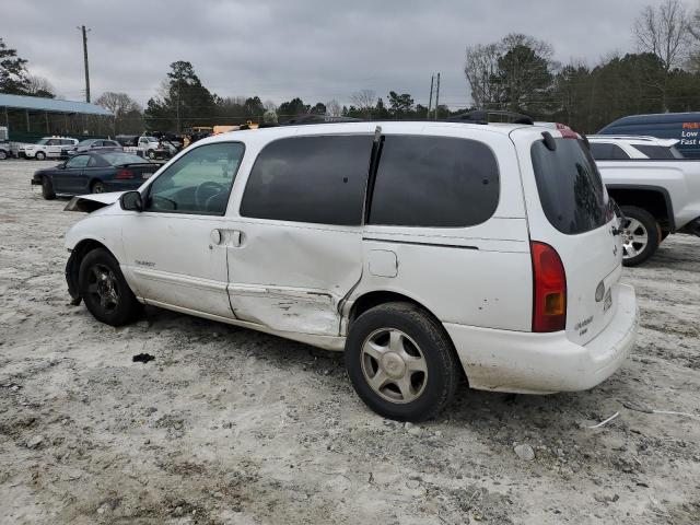 4N2XN11T9XD815179 - 1999 NISSAN QUEST SE WHITE photo 2