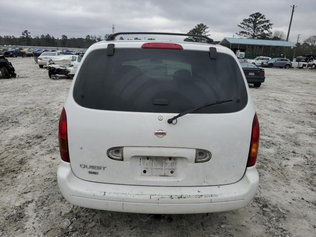 4N2XN11T9XD815179 - 1999 NISSAN QUEST SE WHITE photo 6