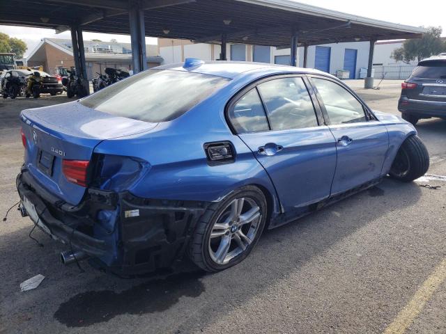 WBA8B3G59GNT92521 - 2016 BMW 340 I أزرق صورة 3