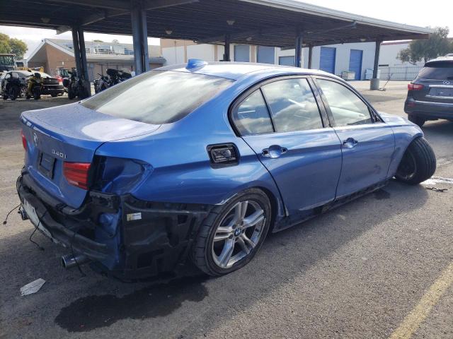 WBA8B3G59GNT92521 - 2016 BMW 340 I BLUE photo 3