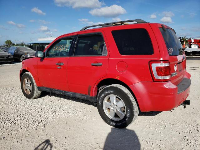 1FMCU03G19KA18370 - 2009 FORD ESCAPE LIM XLT RED photo 2