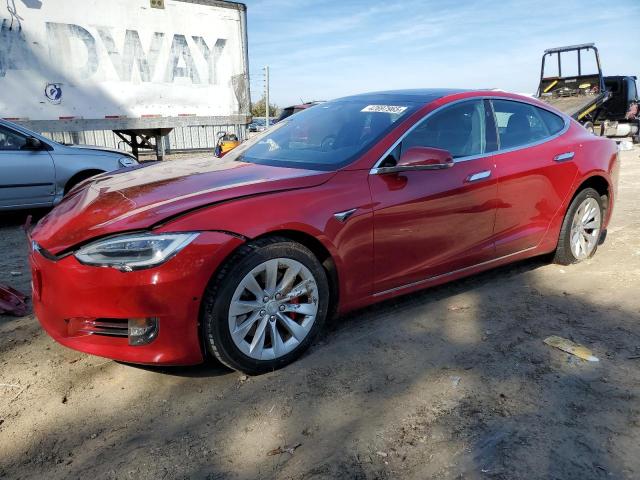 5YJSA1E44JF276790 - 2018 TESLA MODEL S RED photo 1