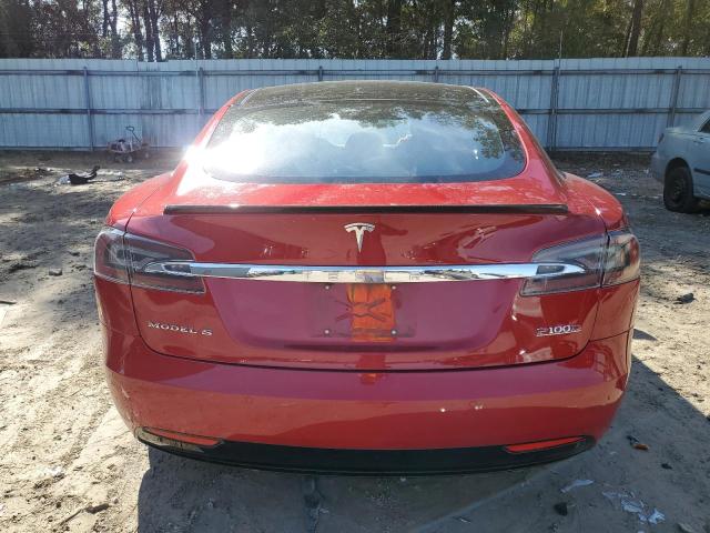 5YJSA1E44JF276790 - 2018 TESLA MODEL S RED photo 6
