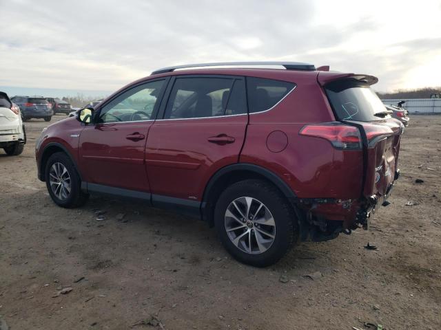 JTMRJREV1JD225955 - 2018 TOYOTA RAV4 HV LE RED photo 2