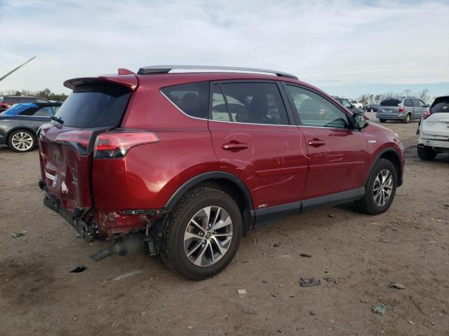 JTMRJREV1JD225955 - 2018 TOYOTA RAV4 HV LE RED photo 3