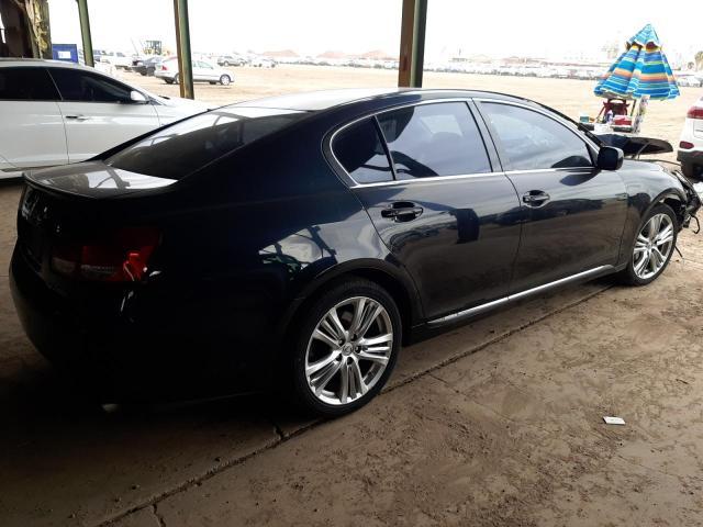 JTHBC96S075000704 - 2007 LEXUS GS 450H BLACK photo 3