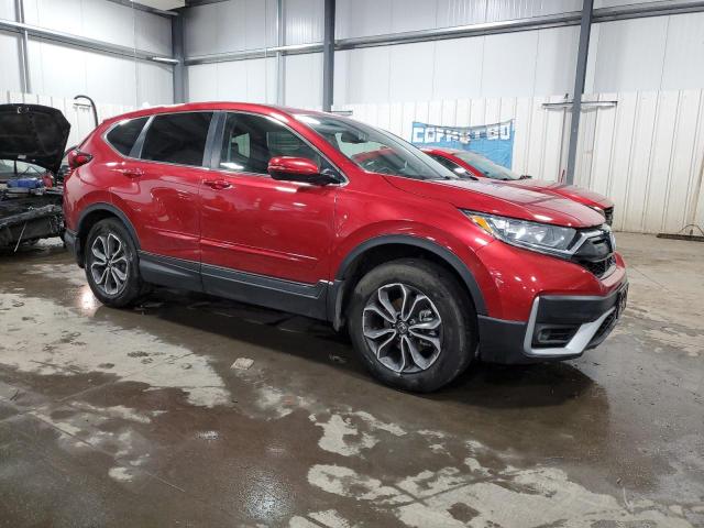 2HKRW2H89NH605589 - 2022 HONDA CR-V EXL RED photo 4