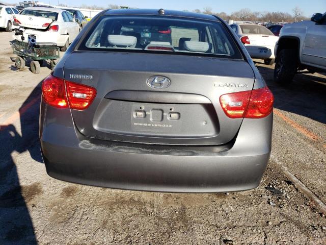 KMHDU46D67U229384 - 2007 HYUNDAI ELANTRA GLS GRAY photo 6