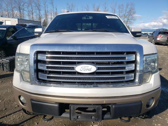 1FTFW1ET6DFC21073 - 2013 FORD F150 SUPERCREW WHITE photo 5