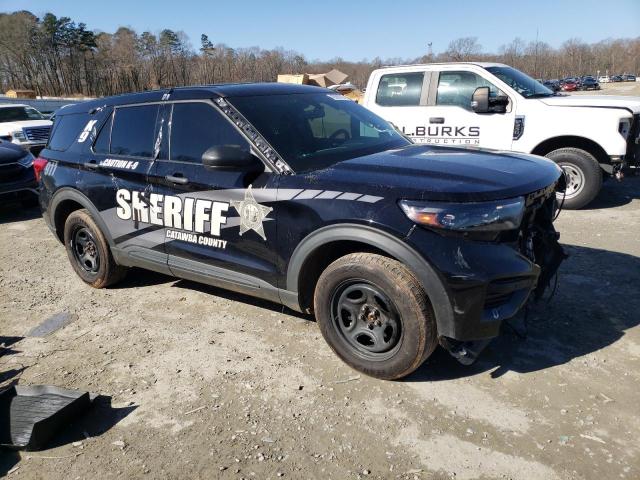 1FM5K8ABXLGC34877 - 2020 FORD EXPLORER POLICE INTERCEPTOR BLACK photo 4