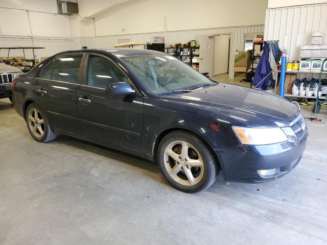 5NPEU46F07H212536 - 2007 HYUNDAI SONATA SE BLUE photo 4