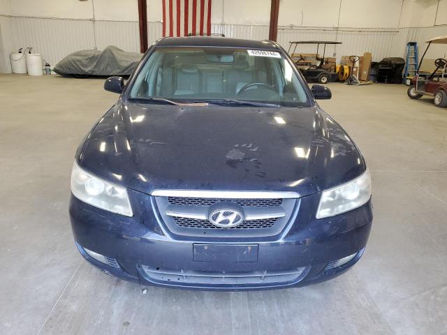 5NPEU46F07H212536 - 2007 HYUNDAI SONATA SE BLUE photo 5