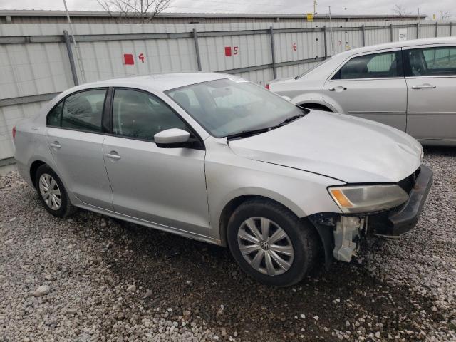 3VW2K7AJ7EM208638 - 2014 VOLKSWAGEN JETTA BASE 银色 照片 4