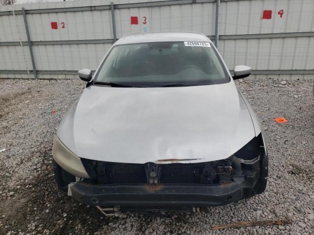 3VW2K7AJ7EM208638 - 2014 VOLKSWAGEN JETTA BASE 银色 照片 5