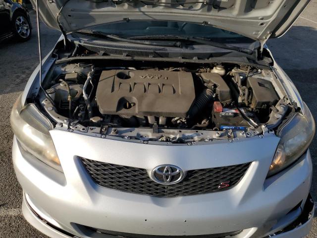 2T1BU4EE6AC438747 - 2010 TOYOTA COROLLA BASE 银色 照片 11