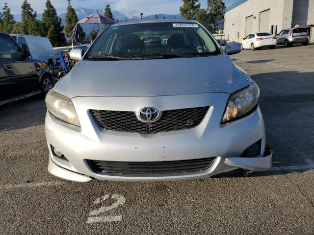 2T1BU4EE6AC438747 - 2010 TOYOTA COROLLA BASE SILVER photo 5