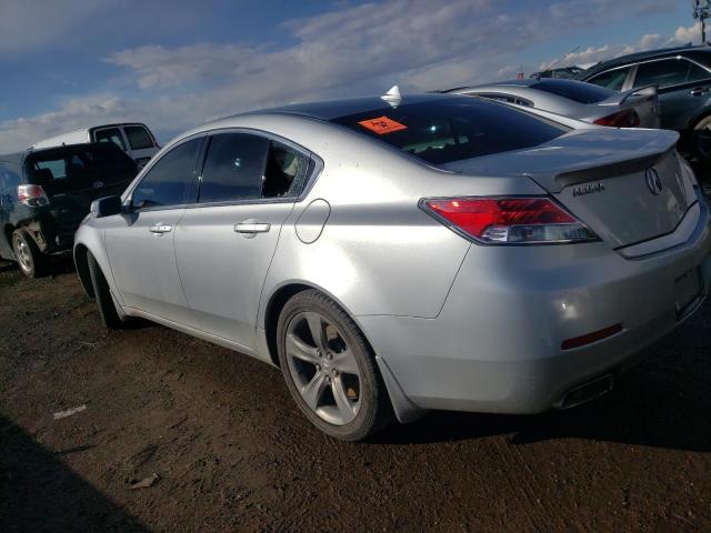 19UUA9F5XCA012484 - 2012 ACURA TL SILVER photo 2