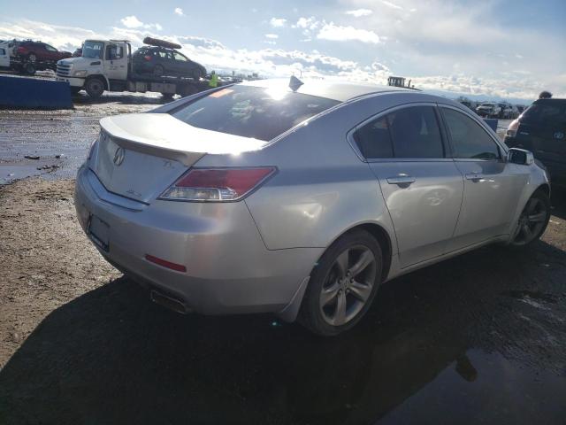 19UUA9F5XCA012484 - 2012 ACURA TL SILVER photo 3