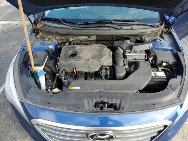 5NPE24AF2FH079192 - 2015 HYUNDAI SONATA SE BLUE photo 11