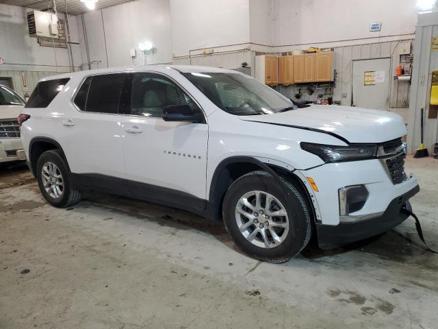 1GNERFKW5PJ275715 - 2023 CHEVROLET TRAVERSE LS WHITE photo 4