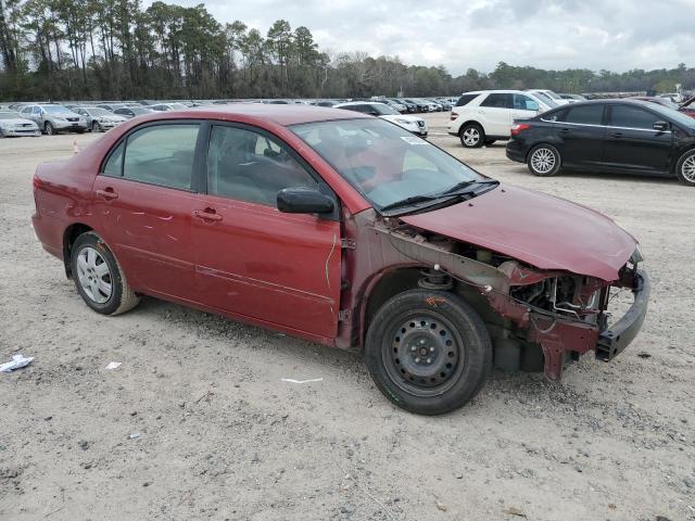 1NXBR32E25Z553687 - 2005 TOYOTA COROLLA CE RED photo 4