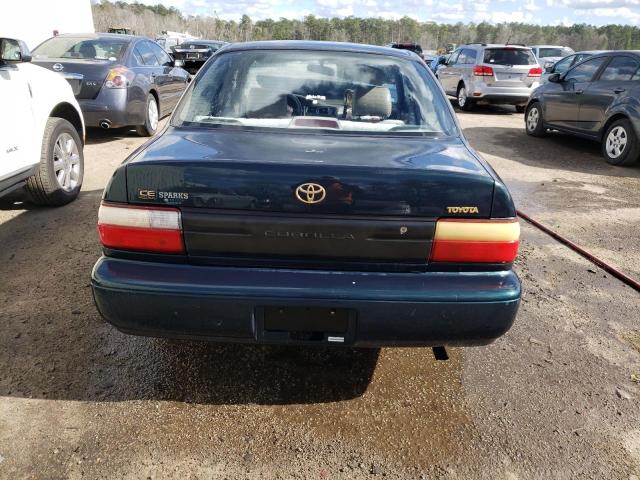 1NXBA02E2VZ623453 - 1997 TOYOTA COROLLA BASE GREEN photo 6