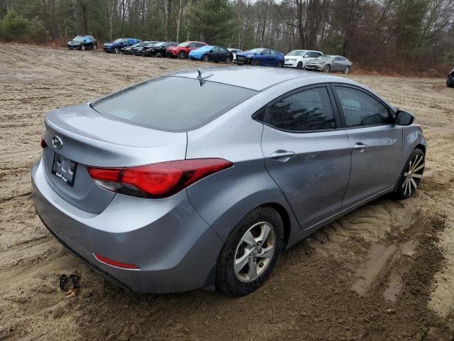 5NPDH4AE6FH606071 - 2015 HYUNDAI ELANTRA SE SILVER photo 3