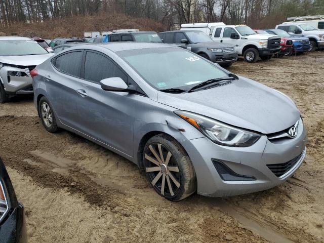 5NPDH4AE6FH606071 - 2015 HYUNDAI ELANTRA SE SILVER photo 4