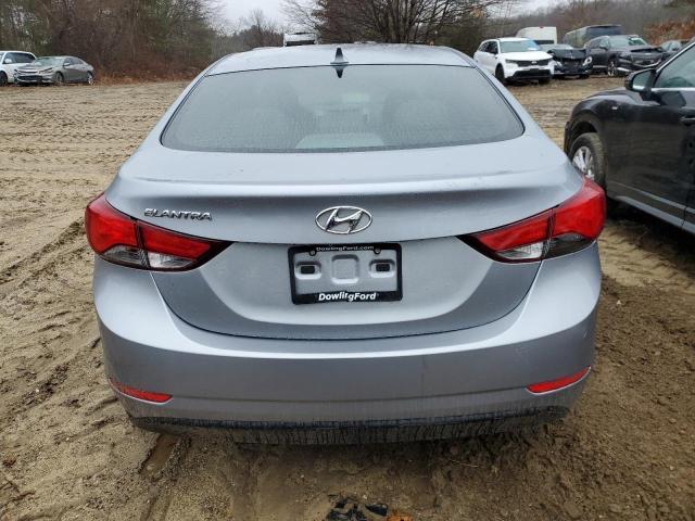 5NPDH4AE6FH606071 - 2015 HYUNDAI ELANTRA SE SILVER photo 6