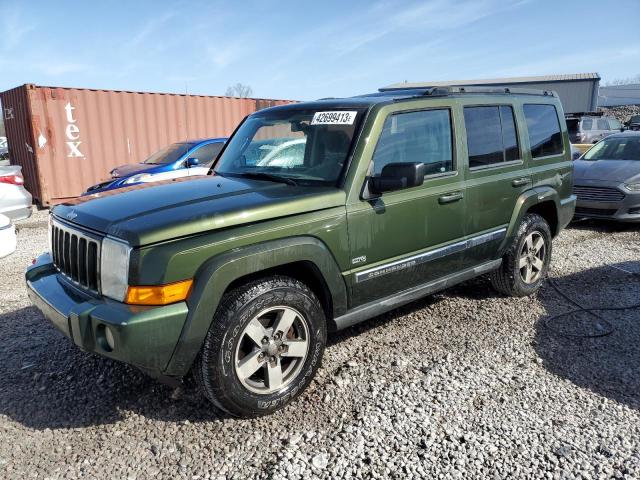 1J8HH48KX6C297867 - 2006 JEEP COMMANDER GREEN photo 1