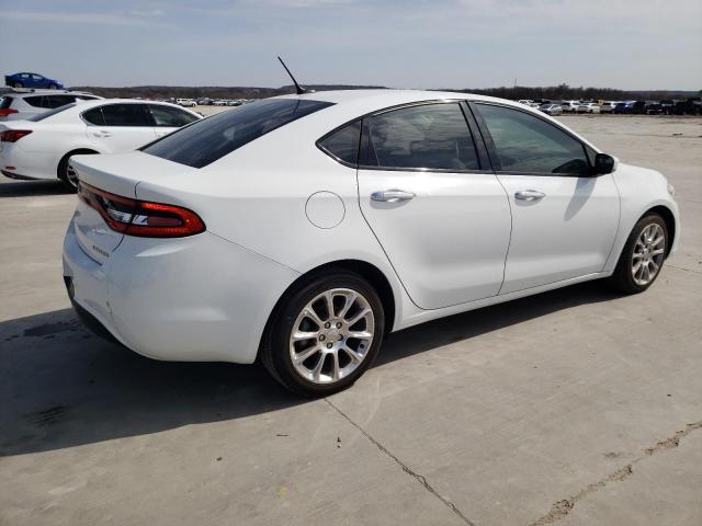 1C3CDFCBXFD243516 - 2015 DODGE DART LIMITED WHITE photo 3