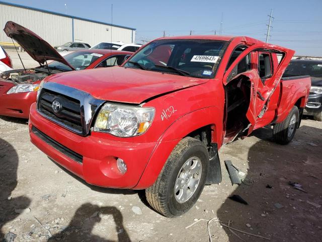 5TETU62N58Z490945 - 2008 TOYOTA TACOMA PRERUNNER ACCESS CAB RED photo 1