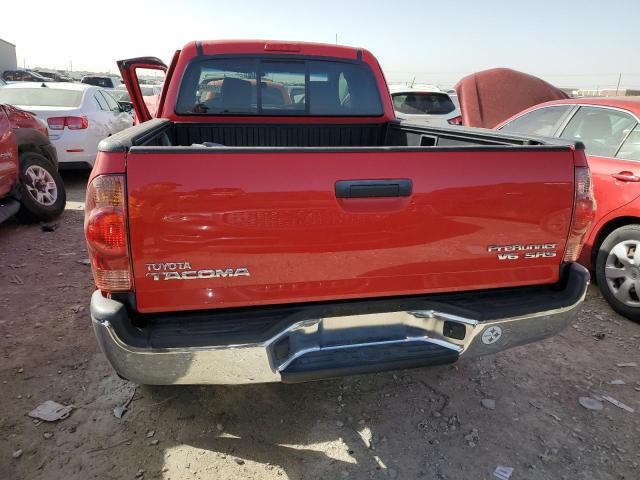 5TETU62N58Z490945 - 2008 TOYOTA TACOMA PRERUNNER ACCESS CAB RED photo 6