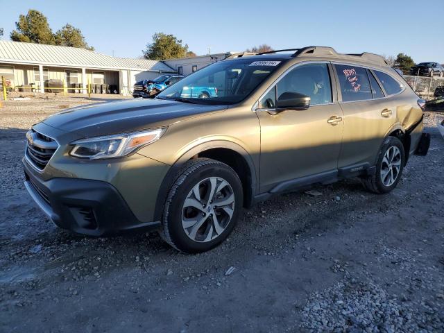 4S4BTANC2L3150909 - 2020 SUBARU OUTBACK LIMITED GREEN photo 1