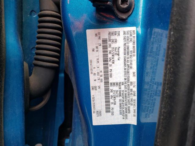 1FADP3K2XGL405214 - 2016 FORD FOCUS SE BLUE photo 12