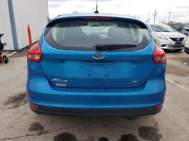 1FADP3K2XGL405214 - 2016 FORD FOCUS SE BLUE photo 6