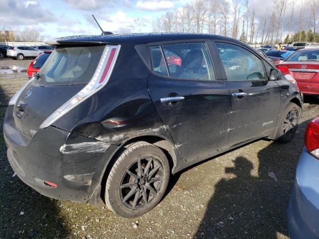 1N4AZ0CP7FC305527 - 2015 NISSAN LEAF S BLACK photo 3