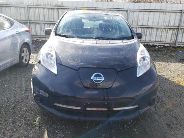 1N4AZ0CP7FC305527 - 2015 NISSAN LEAF S BLACK photo 5