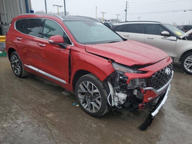 5NMS54AL6NH467845 - 2022 HYUNDAI SANTA FE CALLIGRAPHY RED photo 4