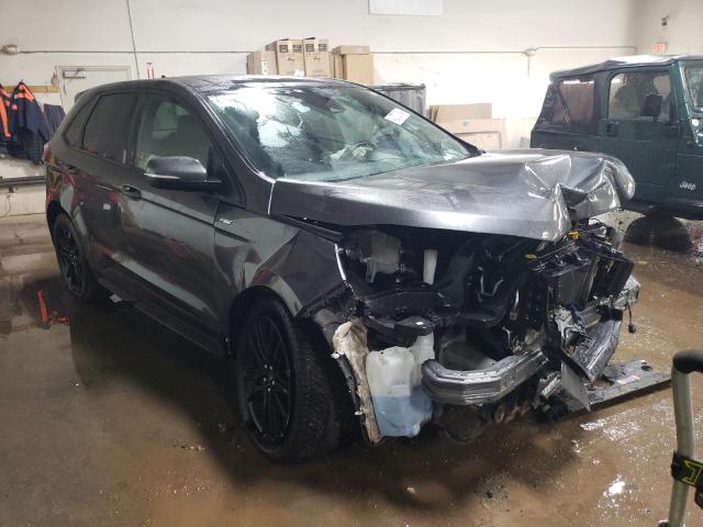 2FMPK4J92LBB53913 - 2020 FORD EDGE SEL GRAY photo 4