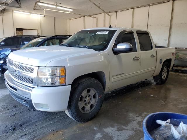 3GCRKSEA8AG105784 - 2010 CHEVROLET SILVERADO K1500 LT SILVER photo 1